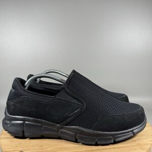 S Skechers Mens Equalizer Persistent 51361 Black Running Shoes‎ Sneakers Size 10